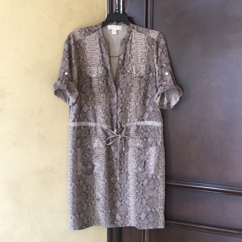 Michael Kors animal print mini dress